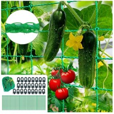 Ranknetz Kletterpflanzen 2x5M Pflanzennetz Gurken Tomaten Gem&uuml;se Zubeh&ouml;r
