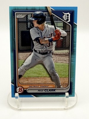 2024 Bowman Draft - Max Clark #BD-104 Sky Blue 296/499