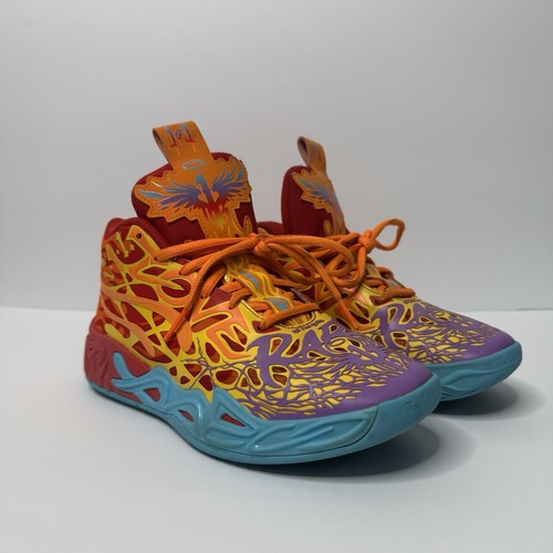 PUMA x LAMELO BALL Men’s MB.04 Phoenix Red-Orange Glow Size 5 (311308 01)