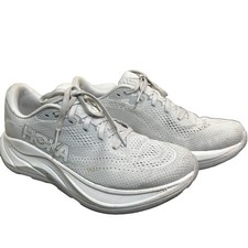 Hoka One One Rincon 4 Sneakers Womens US 9.5B Gray Running Shoes Lightweight