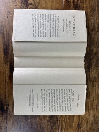 In Cold Blood • 1st Edition, First Printing • Truman Capote • 1965 - Picture 9 of 12