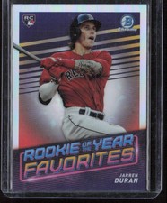 2022 Bowman Chrome Rookie of the Year Favorites #ROYF-2 Jarren Duran
