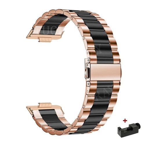 For Huawei Watch Fit 4/ Fit 4 Pro/ Fit 3 Stainless Steel Metal Wrist Band Strap - Picture 43 of 47