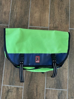 Chrome Industries Metropolis Messenger Bag - Neon Green/ Blue | eBay