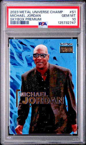 2023 Metal Universe Champions Skybox Premium Michael Jordan PSA 10 GEM MINT - Picture 1 of 2