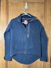 Nike Tech Fleece Full Zip Hoodie Jacket Black Women s Small S Sweatshirt