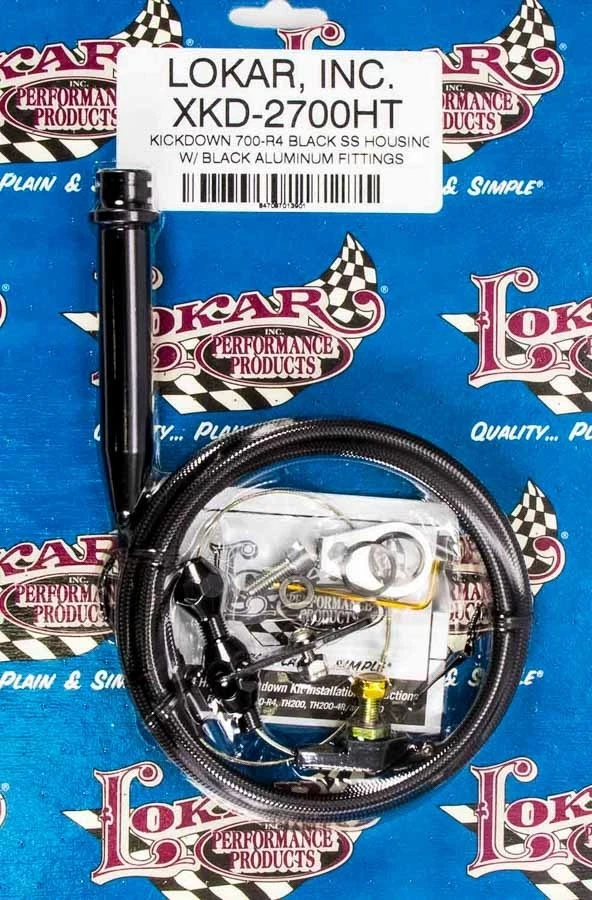 Lokar XKD-2700HT, Kit Black Kickdown Kit Fits Gm 700R4 Performance Racing Parts - Image 3 of 4