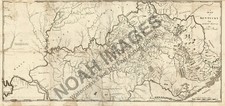 Survey Map of Kentucky c1793 16x33