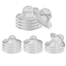 20 Pcs Stainless Steel Mesh Sink Strainer for Kitchen Sink Bathroom Bathtub