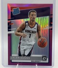 2021 Jalen Suggs Chronicles Donruss Optics Draft Picks Pink Rated Rookie # 203
