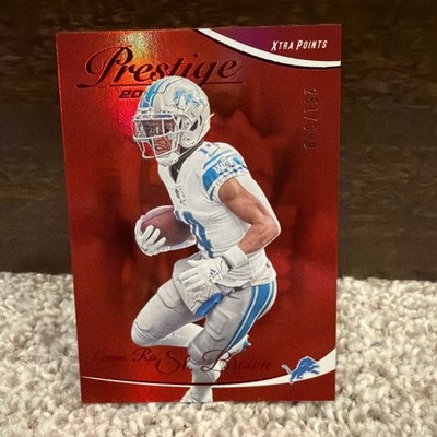 2023 Panini Prestige - Amon-Ra St. Brown #99 Xtra Points Red /399