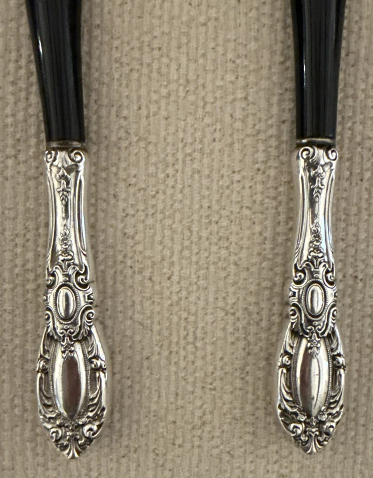 "Juego de servir ensalada de plata esterlina King Richard by Towle 11,75""" Foto 3 de 4