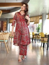 Women Pure Cotton Kurti Pant Set