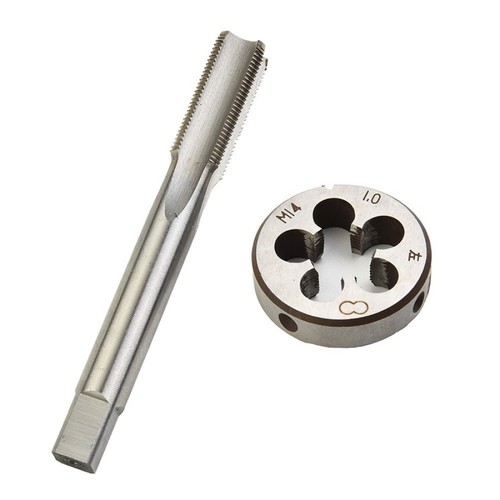 Left Hand M14X1.0mm Machine Metric HSS Tap And Die Set Thread Tap Drill UK STOCK - Picture 6 of 12