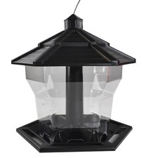 Pennington Earth Smart, Black Recycled Plastic Hopper Wild Bird Feeder