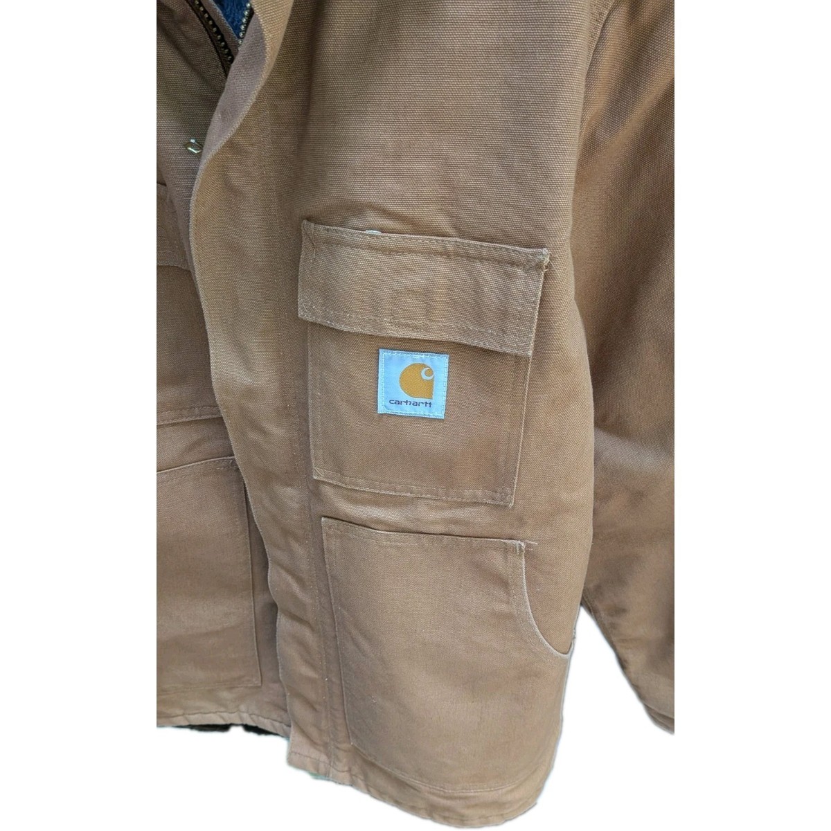Carhartt ジャケット Carhartt #14806 - Men's Size 48 Reg. Blanket Lines Canvas Full Zip