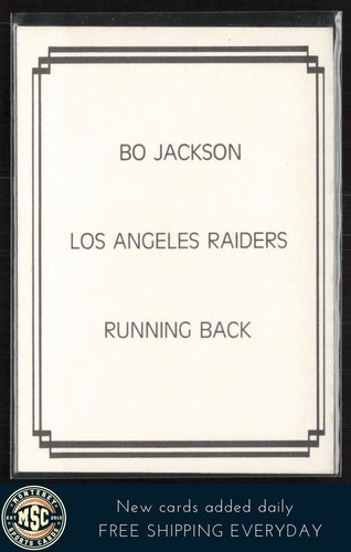 Bandera americana Bo Jackson 1989 (sin licencia) #NNO CASI NUEVA+ Los Angeles Raiders - Imagen 2 de 2