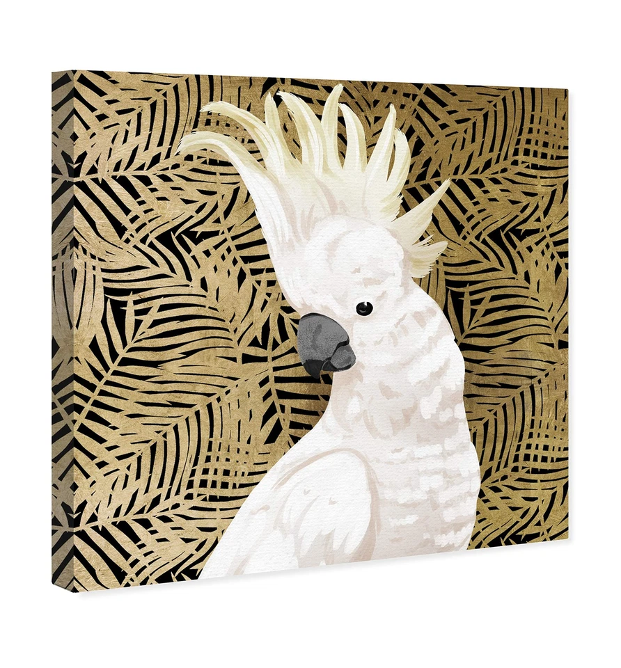The Oliver Gal Artist Co. Impresiones en lienzo de arte de pared de animales 'Cockatoo Profile Ho... Foto 2 de 4