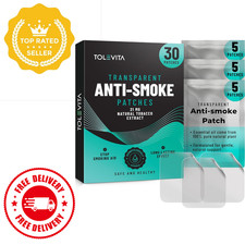 Herbal Anti- Smoke patches -21mg for reducing cravings, 30 patches