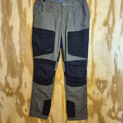 Arrak Outdoor Hiking Cargo Pants Mens 44L Green Black Reinforced Trekking - product listing photo