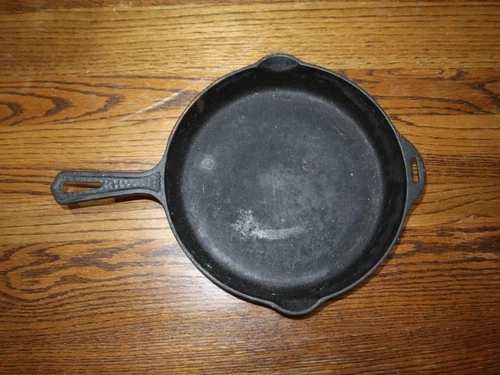 Griswold No.8 Cast Iron 10 1/2" Hinged Chicken Fry Pan Made In The USA