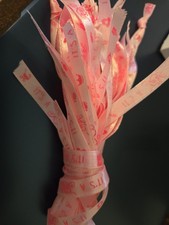 Ruban rose c'est une fille chacun est environ 30" de long neuf