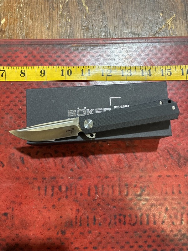 BOKER PLUS® Cataclyst Pocket Knife 2.95" Blade 440C G10 Frame Lock EDC - 01BO674