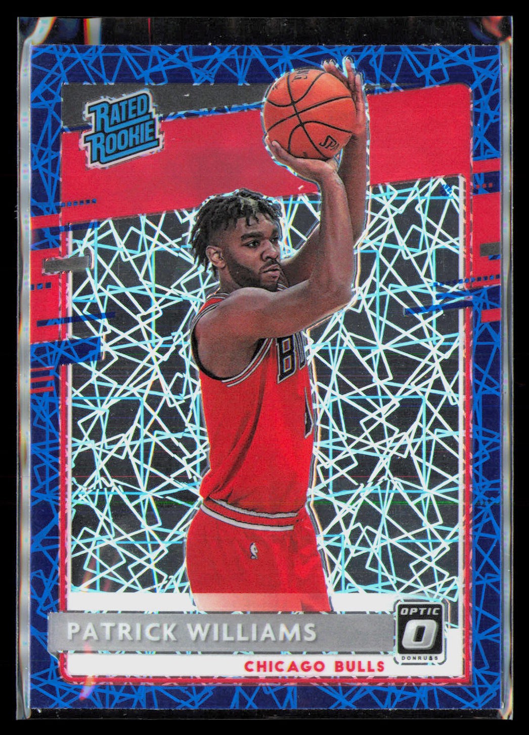 2020-21 Donruss Optic Patrick Williams #154 Blue Velocity