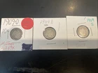 1909O, 1909D, 1909S Barber dimes