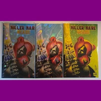 Killer Kare Bears - Deadpool (Hulk #340 Homage) - 3 Book Set With Gold Foil 1/1