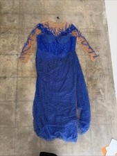 Blue sequin dress for women