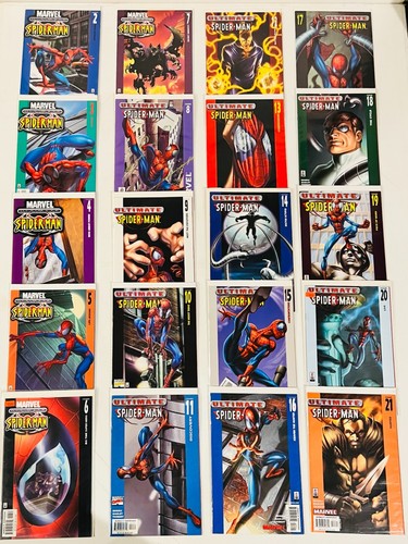 149 ULTIMATE SPIDER-MAN V1 #1-133 /V2 #1-13 COMPLETE SET (-1) BENDIS 2000-2010 - Picture 2 of 9