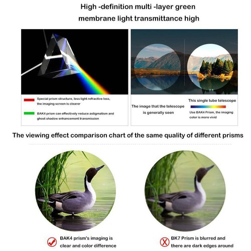 Super High Power 80x100 Portable Waterproof Monocular UK HD Binoculars T8Y7 - Picture 7 of 15
