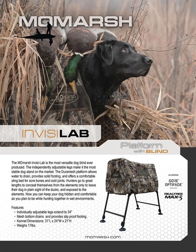 MOmarsh Invisi-Lab Dog Blind Mossy Oak Original Bottomland - Picture 3 of 4