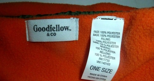 Goodfellow & Co Men's Toboggan Hat Pom Pom & Scarf Reversible One Size Blue New - Picture 7 of 8