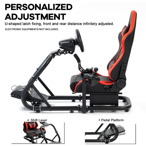 Zootopo Gaming Simulator Cockpit With Seat Fits For Logitech G920 G29 G923 T150 - Picture 11 of 21