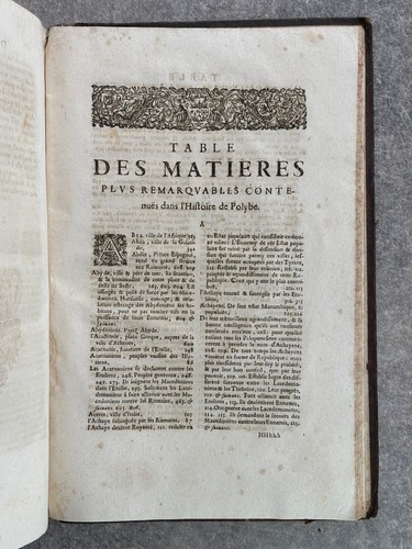 LES HISTOIRES DE POLYBE TRADUCTION PIERRE DU RYER. 1655. BIBLIOTHECA AGRIFOLANIA - Picture 20 of 24