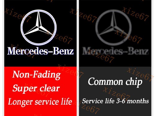 2pcs No Fading LED Car Door Projector Light For MB CLA CLS 2020-2022 - Picture 3 of 11