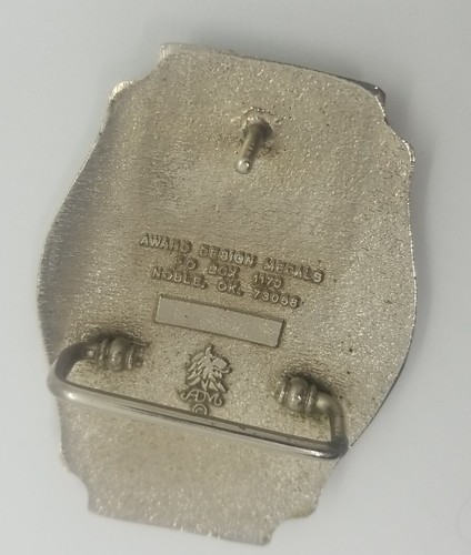 Vintage ADM Award Design Medals Steer Skull Belt Buckle - Picture 5 of 7