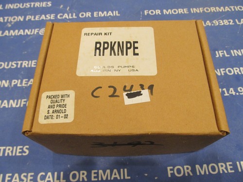 Goulds Centrifugal Pump Mechanical Seal Rebuild Kit RPKNPE, New Unused Surplus