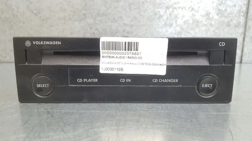 1J0035119B System Audio / Radio/CD für VOLKSWAGEN Sharan (7m6/7m9) 2004 2079891 - Bild 1 von 10