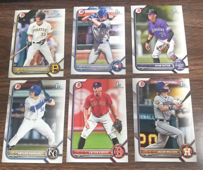 JOSH KASEVICH 2022 1st BOWMAN DRAFT CARD BD-45 BLUE JAYS (FIRST ROOKIE BASE)