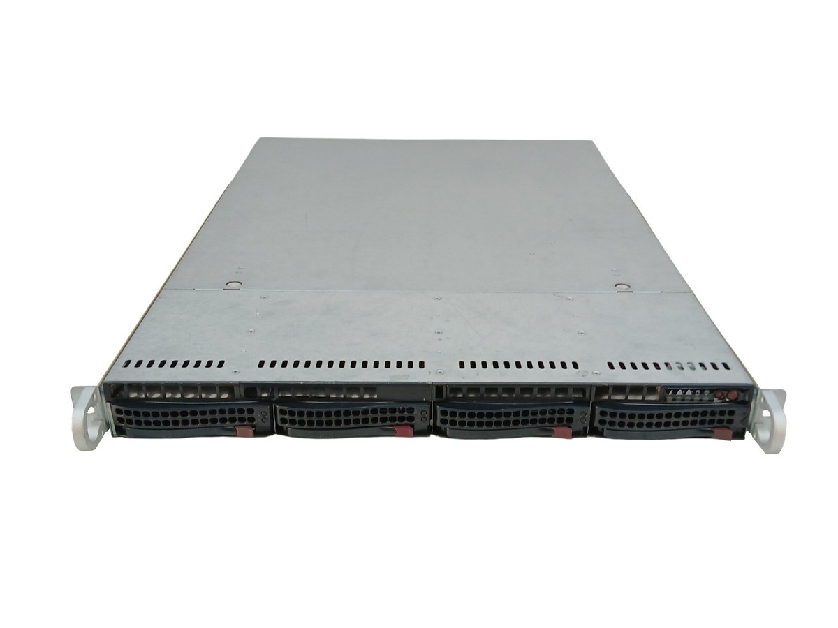 SuperMicro CSE-815 1U 4 Bay LFF Barebone Chassis Single 600W PWS