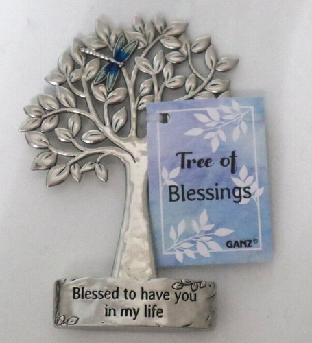 G4 BLESSINGS Blessed to have you in my life dragonfly TREE OF LIFE FIGURINE Ganz