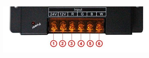 DC 5V -24v LED RGBW RGB Amplifier 32A Led Strip Power Repeater light controller - Picture 4 of 6