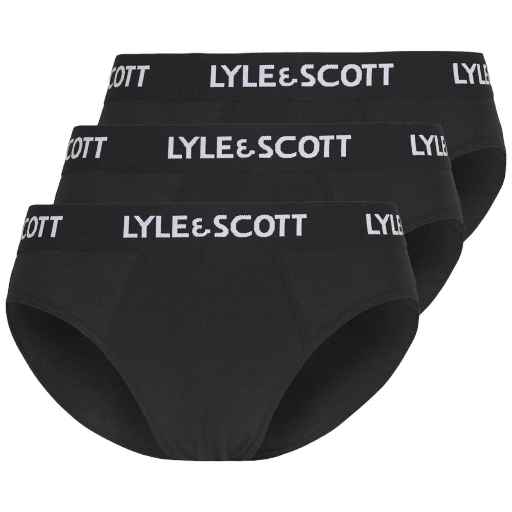 Комплект из 3 слипов pezzi da uomo от Lyle & Scott арт. WBC002. 3 Слипы neri от Lyle & Scott