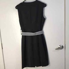 Stretchy black dress with belt NWT