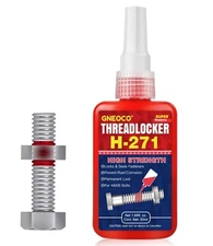 ThreadLocker Red, Thread Lock High Strength Lock Tight for Nuts, Bolts, Fastener