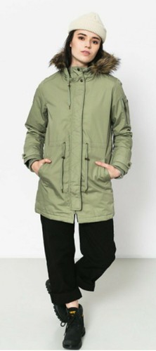 NWT $150 Element Wolfeboro Collection Women's Light Moss Curious Parka Jacket M - Picture 3 of 12