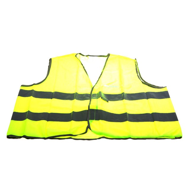 YAK Fahrrad Stoff Warnweste Sicherheitsweste Auto NEON Motorrad Warn Weste
